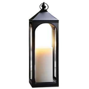 Fine Quality Galvanized Metal <b>Hanging</b> Lantern Christmas Eco-Friendly Modern Design Decorative <b>Candle</b> Holder Indoor Garden Home - Product Image 6