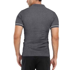 Jersey con cremallera de cuarto para hombre, camisetas ligeras con cuello de Polo, polos informales de manga corta, ropa diaria, nuevo estilo de moda - Product Image 4