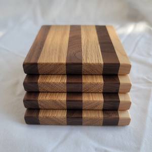 Dessous de verre en noyer Dessous de verre en bois de noyer-Qualité supérieure - Product Image 2