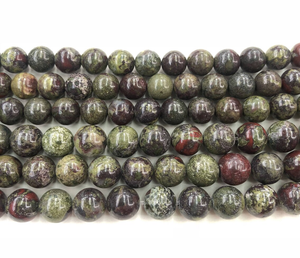 Cuentas de Piedra, Cuentas de Piedra de Sangre de Dragón, Hilo de Cuentas de Piedra, Joyería de Piedra, Gema Suelta y Lisa, Collar Curativo, Cristal Natural, Mayorista - Product Image 6