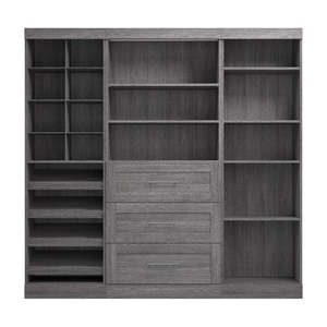 Sistema organizador de armario de 86 W de lujo, muebles de dormitorio de madera de Vietnam - Product Image 4