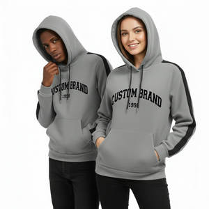 เสื้อฮู้ดดี้ผ้าฟลีซหนานุ่ม พิมพ์ลายตามสั่ง สไตล์สตรีทแวร์ ทรงโอเวอร์ไซส์ แฟชั่นทันสมัย สำหรับผู้ชายและผู้หญิง ราคาขายส่ง เสื้อฮู้ดดี้แบบยูนิเซ็กส์ - Product Image 1