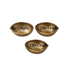 Bol à chocolats en aluminium couleur argent et or avec saladier de qualité de luxe pour l'hôtellerie - Product Image 2