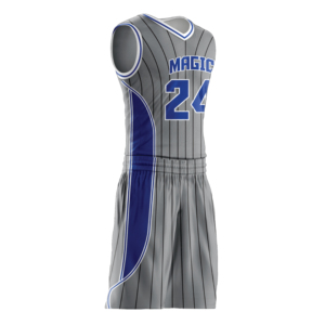 Chemise de basket-ball personnalisée pour hommes ensemble d'uniformes de basket-ball à séchage rapide maillot de basket-ball professionnel respirant - Product Image 3