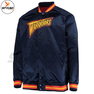 เสื้อแจ็กเก็ตเบสบอลทำจากผ้าซาติน,สั่งตัดตามสั่ง - Product Image 5