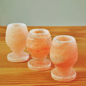 Verre à vin sel de l'Himalaya bio de qualité supérieure fait à la main nouveauté Cocktail servant maison Bar décor inspiré Feng - Product Image 6