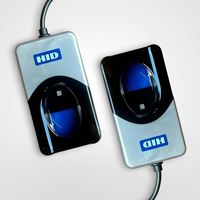 Lecteur d'empreintes digitales biométrique optique Portable Digital Persona U4500, Interface USB-A 2.0, Résolution 500 PPI, Compatible multiplateforme