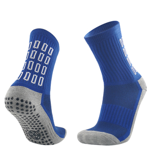 Calcetines deportivos para adultos al aire libre antideslizantes con logotipo personalizado para hombre, calcetines gruesos de fútbol con función antibacteriana, agarre al por mayor - Product Image 2
