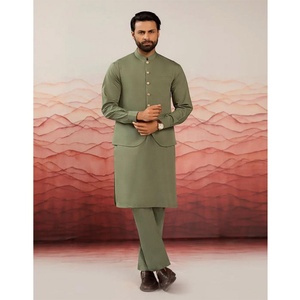 2023 hiver nouveauté haute qualité coton Shalwar Kameez robe pour hommes indien pakistanais concepteur Salwar Kameez - Product Image 4