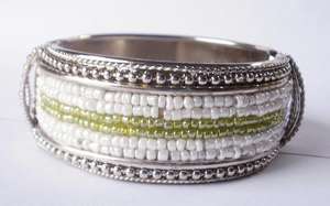 กำไลข้อมือโลหะเงินโบราณแบบดั้งเดิมเคลือบสีทองแดง สไตล์โมเดิร์น  สำหรับส่งออก มีหลายแบบให้เลือก - Product Image 2