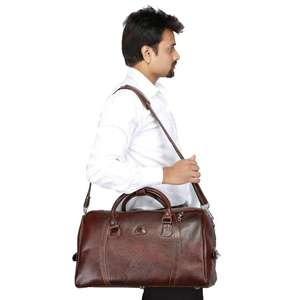 Sac à main en cuir de vachette vintage personnalisé OEM ODM, cuir véritable de haute qualité pour le voyage, rangement léger, durable, élégant - Product Image 3