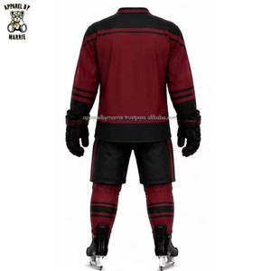 Uniforme de Hockey sobre Hielo Personalizado de Alta Calidad, Estilo Jersey de Juego, para Atletas Profesionales, en Venta - Product Image 3