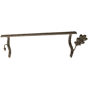 Porte-serviettes mural en métal en forme de cœur, finition noire, parfait pour la maison, les hôtels, la salle de bain et les accessoires de salle de lavage - Product Image 4