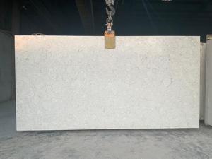 Diseño moderno Ingeniería Calacatta Piedra de cuarzo artificial blanca Piedra de ingeniería sinterizada para encimeras de cocina - Product Image 4