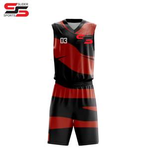 Bonne qualité hommes uniformes de basket-ball couleur personnalisée Sublimation et imprimé à la mode shorts de basket-ball uniformes - Product Image 5