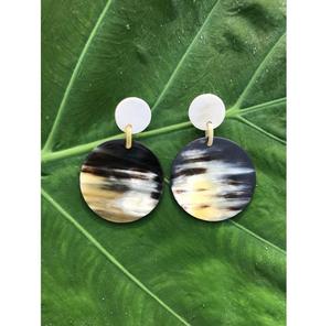 Pendientes de Cuerno de Búfalo para Niñas, Pendientes de Mujer, Joyería de Cuerno, Cuerno Natural para Mujer, Alta Calidad - Product Image 4