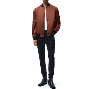 Blouson Bomber en Satin Deux Tons pour Hommes Léger Haute Qualité Satin Designs et Tailles Personnalisés Vestes en Satin Vestes pour Hommes - Product Image 1
