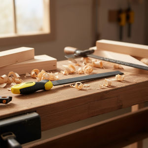 Juego de 3 raspadores planos Stanley para trabajar la madera y retoques de muebles - Product Image 3