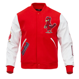 แจ็คเก็ตเลตเตอร์แมนปักลายเชนิลล์ OEM ปี 2025 โลโก้ด้านหน้าคุณภาพสูง แจ็คเก็ตวาร์ซิตี้สำหรับผู้ชาย ป้ายเชนิลล์แบบกำหนดเอง - Product Image 1