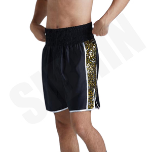 กางเกงชกมวยเอวสูงพิมพ์ลายแบบซับลิเมชั่น Sibrin Premium Custom |   ผ้าที่ระบายอากาศได้ดีและมีน้ำหนักเบา |   ชุดศิลปะการต่อสู้แบบสั่งทำ - Product Image 2