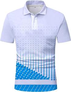 Venta caliente Deportes diarios Camiseta Polo de manga corta Camiseta Polo de hombre con logotipo personalizado adecuado con logotipo de impresión - Product Image 3