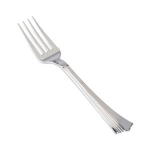 Ensemble de fourchettes Portugal de luxe en argent avec doublure avec logo personnalisé Ensemble de couverts fourchette à poignée d'extrémité design incroyable en argent - Product Image 1