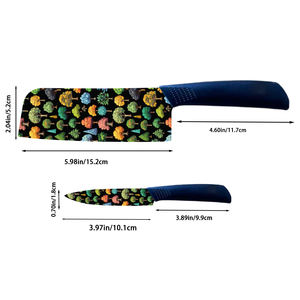 Juego de Cuchillos de Chef de Cerámica de Alta Calidad, 6 Piezas, con Mangos de Plástico, para Entusiastas de la Cocina, en Existencia, Superventas 2026 - Product Image 2