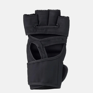 Half <b>Finger</b> Fitness Gloves PU Leather Adjustable Wrist <b>Strap</b> Weight Lifting Gym Training Unisex Black - Product Image 3
