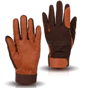 ถุงมือขี่ม้าหนังดีไซน์ใหม่ถุงมือขี่ม้าแบบมืออาชีพน้ำหนักเบา - Product Image 4