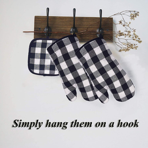 Gants de four en coton Offre Spéciale Gants de four résistants à la chaleur Gants de four épaississants professionnels - Product Image 3