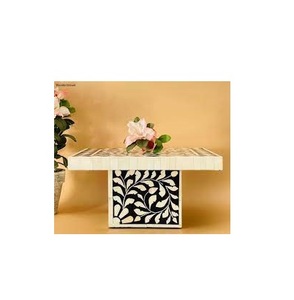 Bone Inlay <b>Cake</b> <b>Stand</b> with Acrylic <b>Cover</b> Single Tier Dessert <b>Stand</b> <b>Cake</b> Platter with Natural Craft - Product Image 1