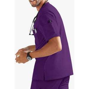 Uniformes Médicos y de Enfermería Personalizables para Hospital: Chaqueta, Pantalones Jogger y Blusa de Spandex/Poliéster con Detección de Agujas - Product Image 6