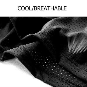 Débardeur en soie de glace pour hommes T-shirt sans manches d'été en maille respirante à séchage rapide pour hommes - Product Image 4