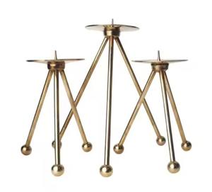 เชิงเทียนเหล็กตั้งโต๊ะหรูหราสำหรับตกแต่งบนโต๊ะสำหรับห้องนอนห้องนั่งเล่นงานแต่งงานและตกแต่งภายใน - Product Image 4