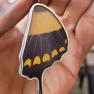 ¡Última colección de 2024, dijes de alas de mariposa, forma increíble, colores naturales, colgantes de moda, dijes, precios de fábrica, aspecto impresionante! - Product Image 1