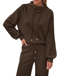 Conjunto Deportivo de Dos Piezas para Mujer, Transpirable, con Capucha, para Invierno, Ligero, de Poliéster/Algodón, Servicio OEM, Venta al Por Mayor desde Pakistán - Product Image 1