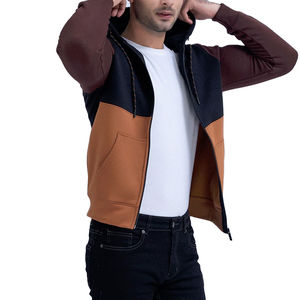 เสื้อฮู้ดซิปแขนยาวสำหรับผู้ชาย, เสื้อมีฮู้ดแบบ2025น้ำหนักเบาระบายอากาศได้ดีมี100% ระดับพรีเมียม - Product Image 5