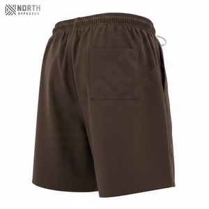 Pantalones Cortos Casuales de Verano para Hombre, 100% Algodón, de Alta Calidad, con Bolsillos Laterales, Tejido No Tejido, Color Sólido, para Correr - Product Image 5