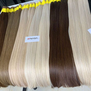 ผมดิบเวียดนามแบบหนาทึบ100กรัมสีเข้ม12นิ้ว - Product Image 1