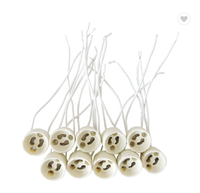 Support de lampe halogène en céramique de porcelaine moderne à 2 broches GU10 E27 MR16