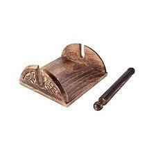 Porte-serviettes et boîte à mouchoirs en bois faits à la main pour la décoration de table, maison, hôtel, restaurant - Product Image 5