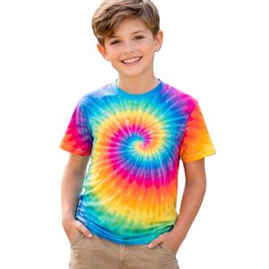 T-shirt à manches courtes pour homme, col rond, style vintage, éco-responsable, pour l'école, le sport, l'été, 100% coton biologique, 180 grammes - Product Image 1