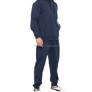 Survêtement à capuche pour homme, haute qualité, personnalisé, deux pièces, décontracté, uni, survêtement à capuche pour homme, OEM, dernier design - Product Image 5