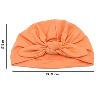 Turban élégant et doux pour bébé Bonnet d'hiver à la mode avec nœud Chapeau de paille élégant pour enfants pour filles Accessoires d'hiver