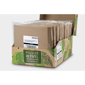 Eco Nature - Paquete de 150 Servilletas de Papel Profesional Plegables de 100x100cm, 35gsm, B2B - Product Image 1