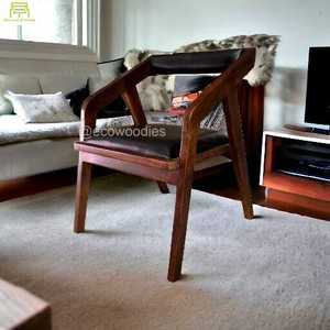 ขายร้อนคลาสสิกไม้เบาะที่นั่งเก้าอี้ที่เท้าแขนสําหรับร้านอาหารห้องรับประทานอาหารโรงแรมคาเฟ่สํานักงานโรงอาหาร - Product Image 1