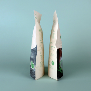 Die-Cut xử lý thực phẩm cấp an toàn đảm bảo chất lượng PE + nhôm lá tùy chỉnh logo Kraft túi giấy - Product Image 3