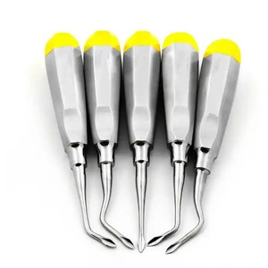 Élévateurs dentaires manuels réutilisables en acier inoxydable, certifiés CE, classe I - Product Image 1