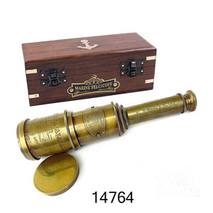 Meilleure vente 1915 laiton Dollond Pirate télescope produit le mieux noté avec étui de transport en cuir fournisseur indien - Product Image 3