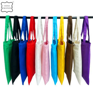 Vente en gros de sacs de voyage en toile de coton sacs fourre-tout de qualité personnalisables recyclables disponibles toutes les couleurs avec logo en option cadeau - Product Image 4